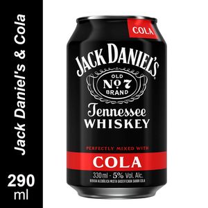 Bebida Alcoólica Mista Daniel Jack Whiskey & Cola 350ml