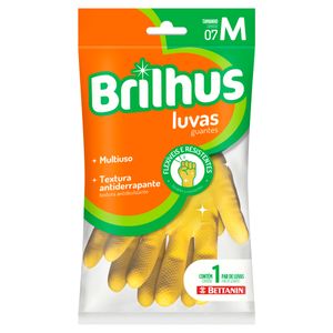 Luva Brilhus Multiuso Amarela M