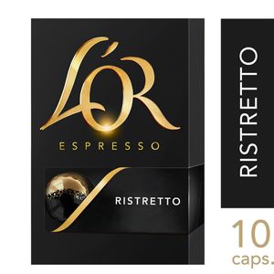 Café em Cápsula Lor Espresso Torrado e Moído Ristretto 52g c/ 10