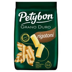 Massa de Sêmola Petybon Rigatoni de Trigo Grano Duro 500g
