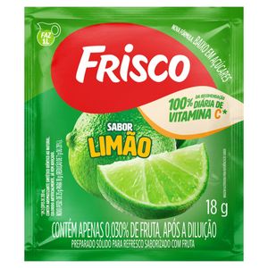 Refresco em Pó Frisco Limão 18g