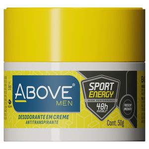 Desodorante em Creme Above Men Invisible Sport Energy 50g