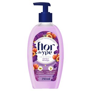 Sabonete Líquido Flor de Ypê p/ Mãos e Corpo Frésia e Pêssego FrascoPump 250ml