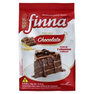 Mistura p/ Bolo Finna Chocolate Pacote 450g