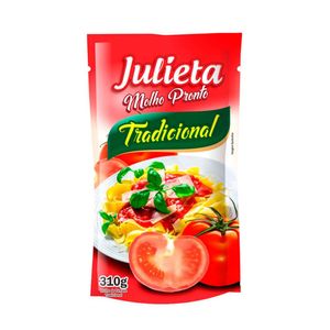 Molho Tomate Julieta Tradicional Sache 310g