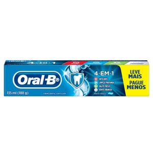 Creme Dental Oral-B 4 em 1 180g Leve + Pague -Pague -