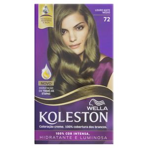 Coloração Koleston Louro Mate Médio 7.2 55g