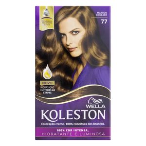 Coloração Koleston Marrom Dourado 77 55g