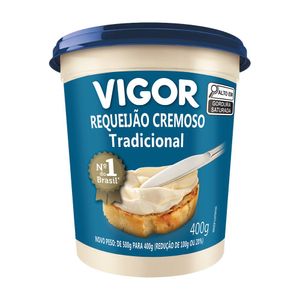 Requeijão Cremoso Vigor Tradicional Pote 400g