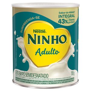 Leite em Pó Semidesnatado Ninho Adulto Lata 700g