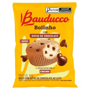 Bolinho Bauducco c/ Gotas de Chocolate ao Leite 40g