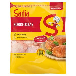 Sobrecoxa de Frango Sadia Congelada Zip 1Kg