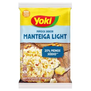 Pipoca Yoki p/ Micro-Ondas Manteiga Pacote 50g