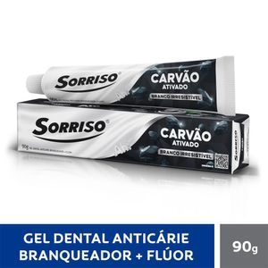 Gel Dental Sorriso Carvão Ativado 90g