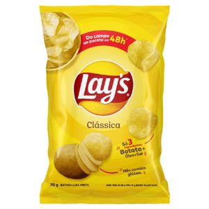 Batata Frita Lisa Lays Clássica 70g