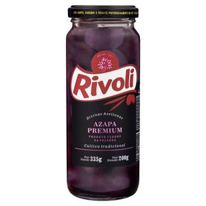 AZEITONA PRETA RIVOLI AZAPA PREMIUM VIDRO 200g