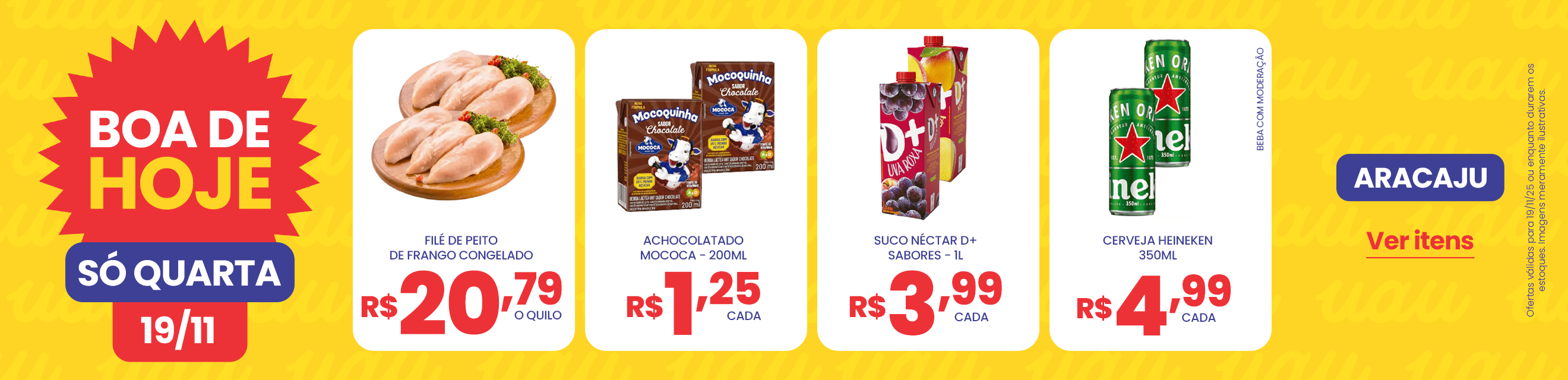 BOA DE HOJE - QUARTA